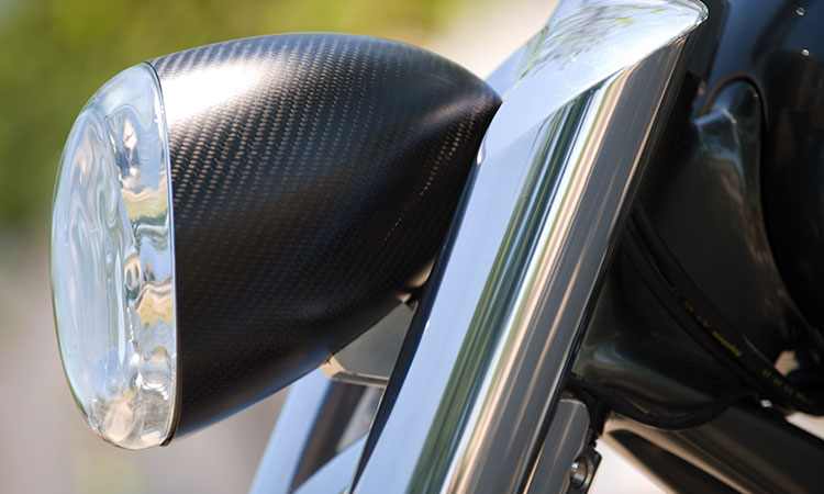 carbon fiber headlight housing